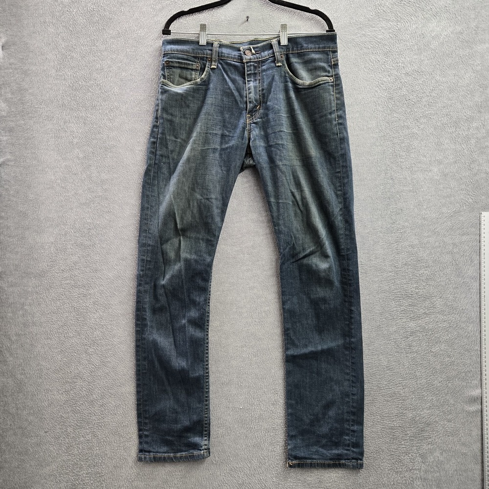 Levi's 511 Men‎ Jeans 33X32 Blue Denim Slim Fit 30" Inseam